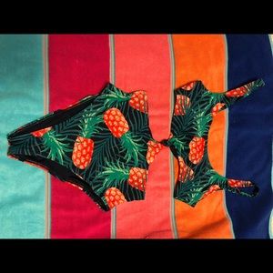 Aerie Pineapple Knot Front Swimsuit
